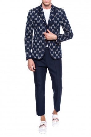 Logo-embroidered blazer, zdjęcie 2 Logo-embroidered blazer od Gucci